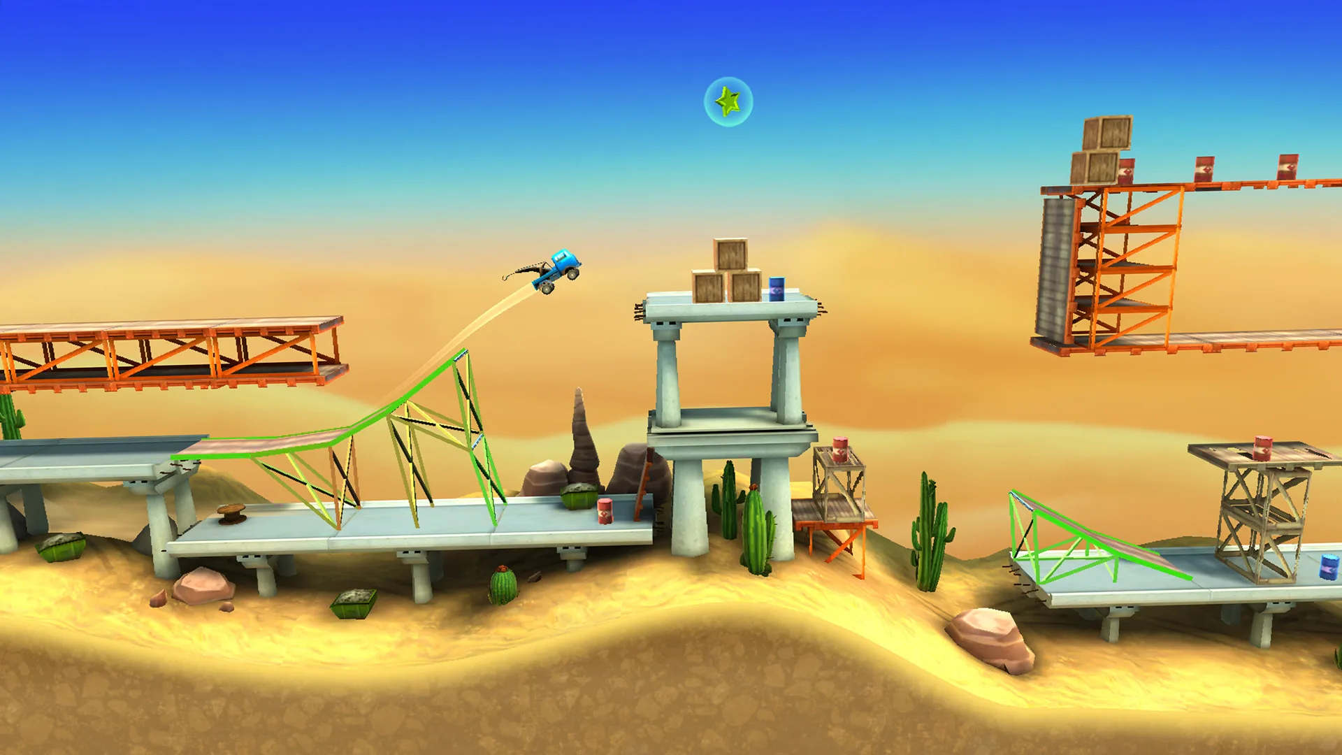 Bridge Constructor Stunts screenshot 3