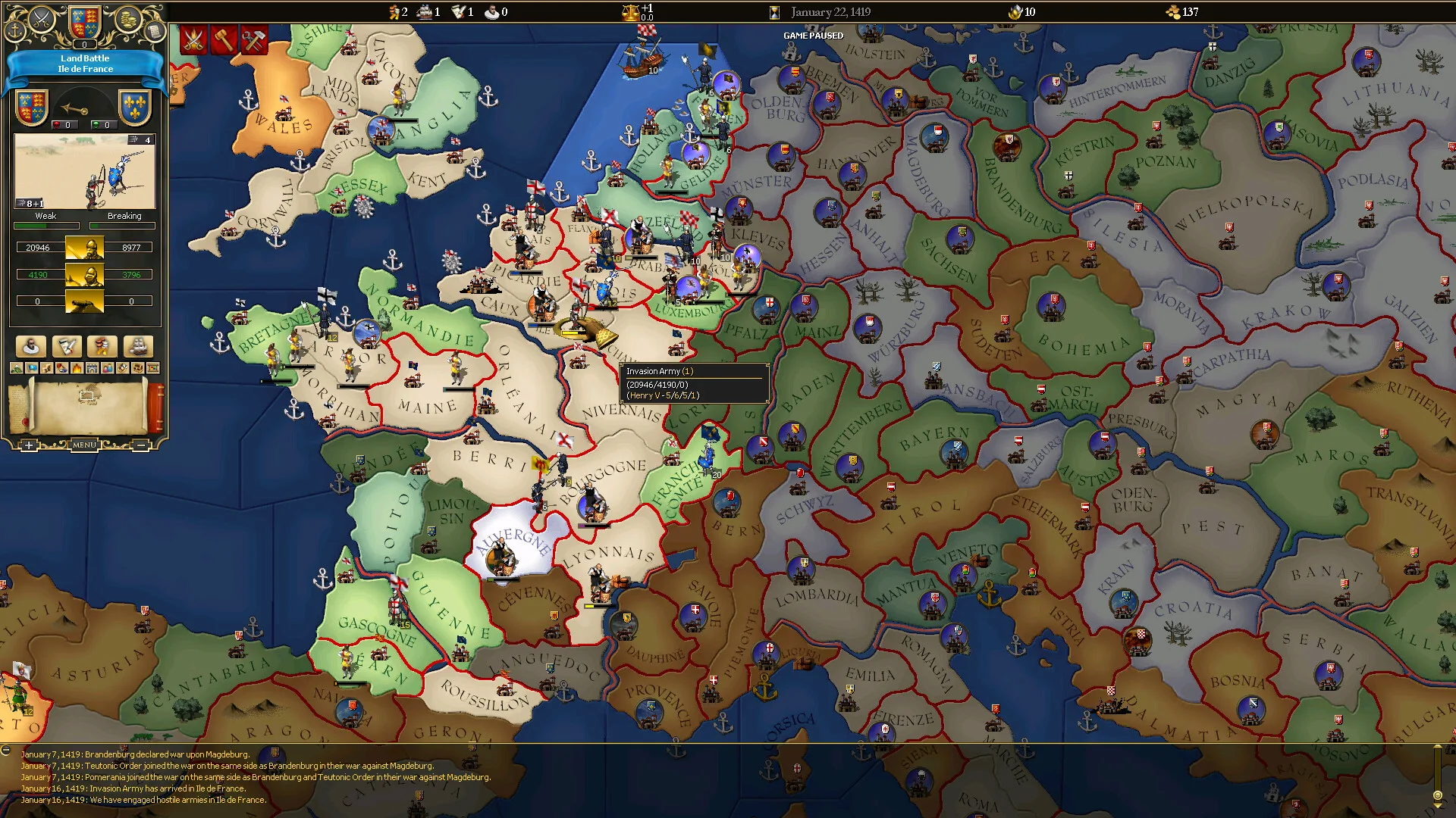 For The Glory: A Europa Universalis Game screenshot 2