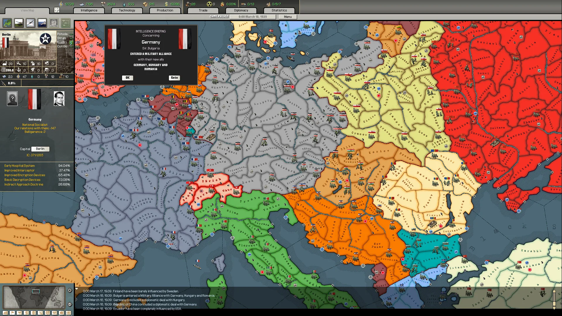 Arsenal of Democracy: A Hearts of Iron Game screenshot 1