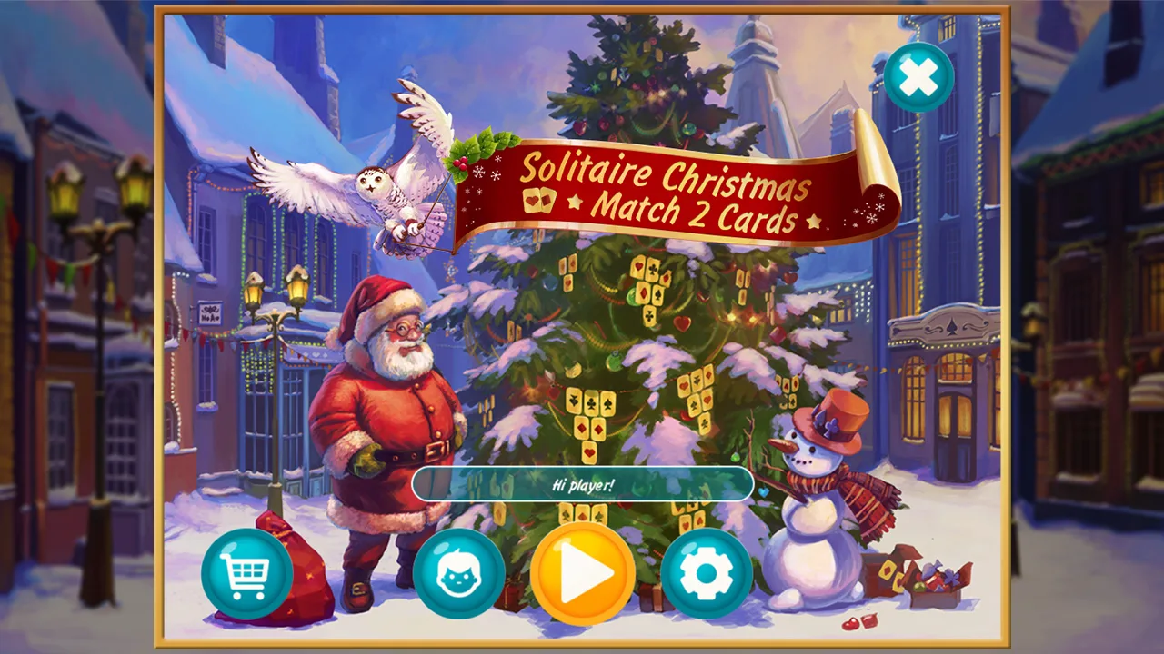 Solitaire Christmas. Match 2 Cards screenshot 1