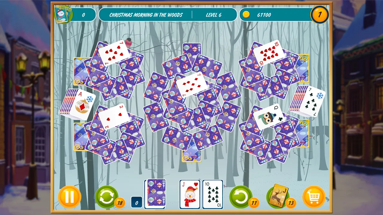 Solitaire Christmas. Match 2 Cards screenshot 3