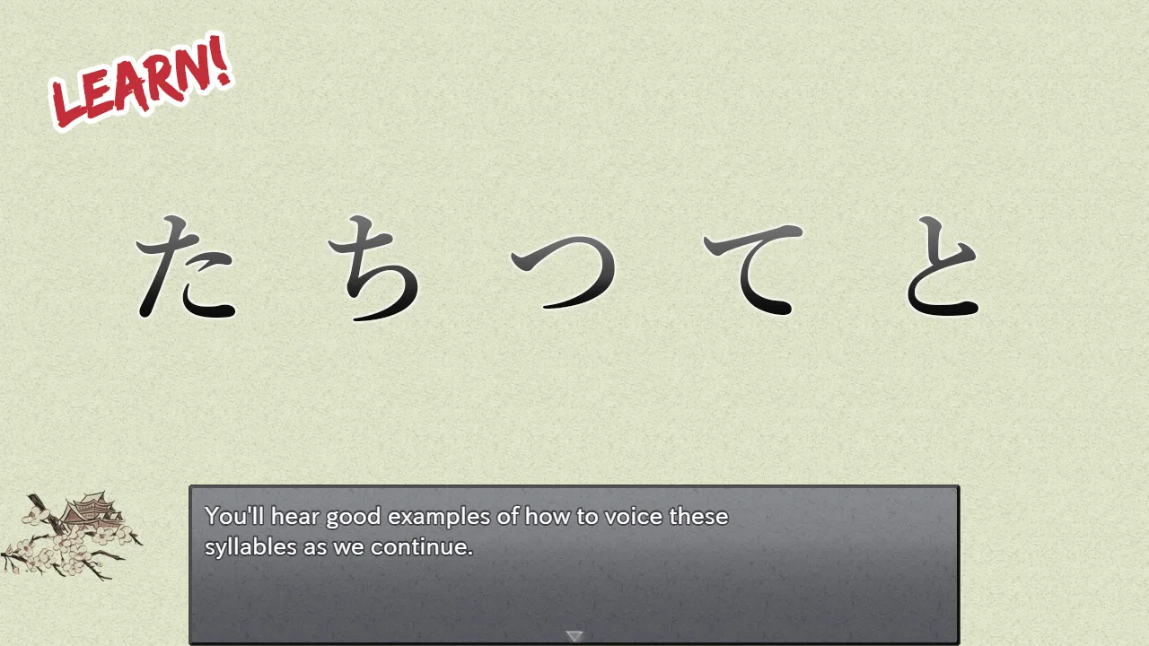 Learn Japanese To Survive! Hiragana Battle screenshot 1