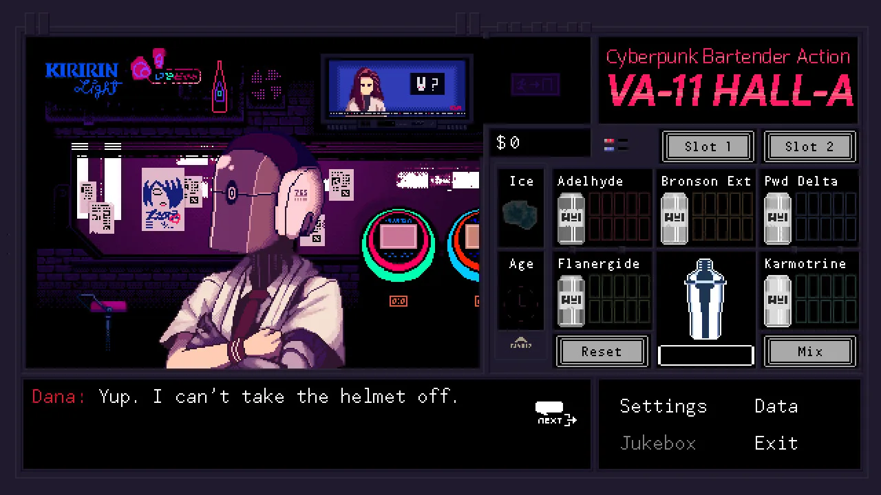 VA-11 Hall-A: Cyberpunk Bartender Action screenshot 5