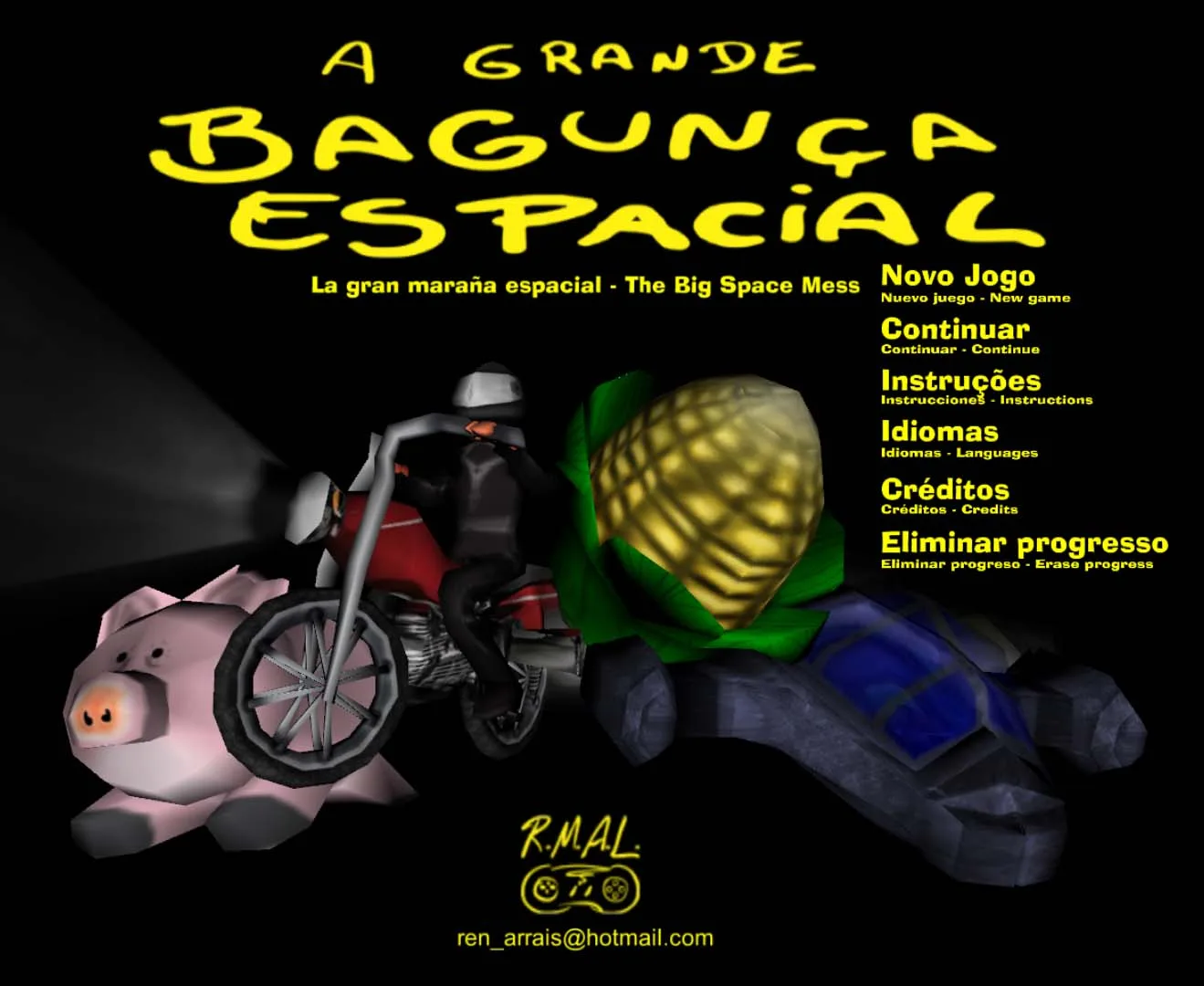 A grande bagunça espacial - The big space mess screenshot 1