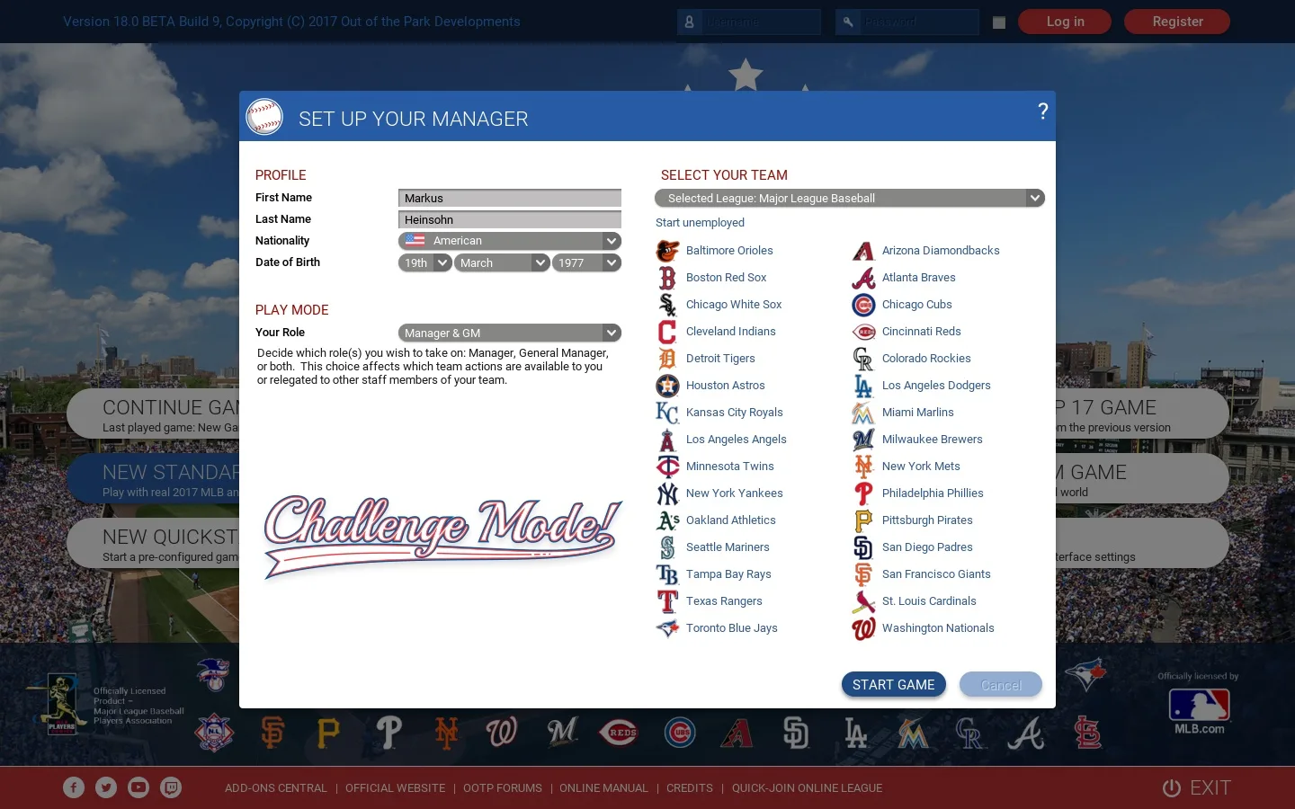 Out of the Park Baseball 18 screenshot 2