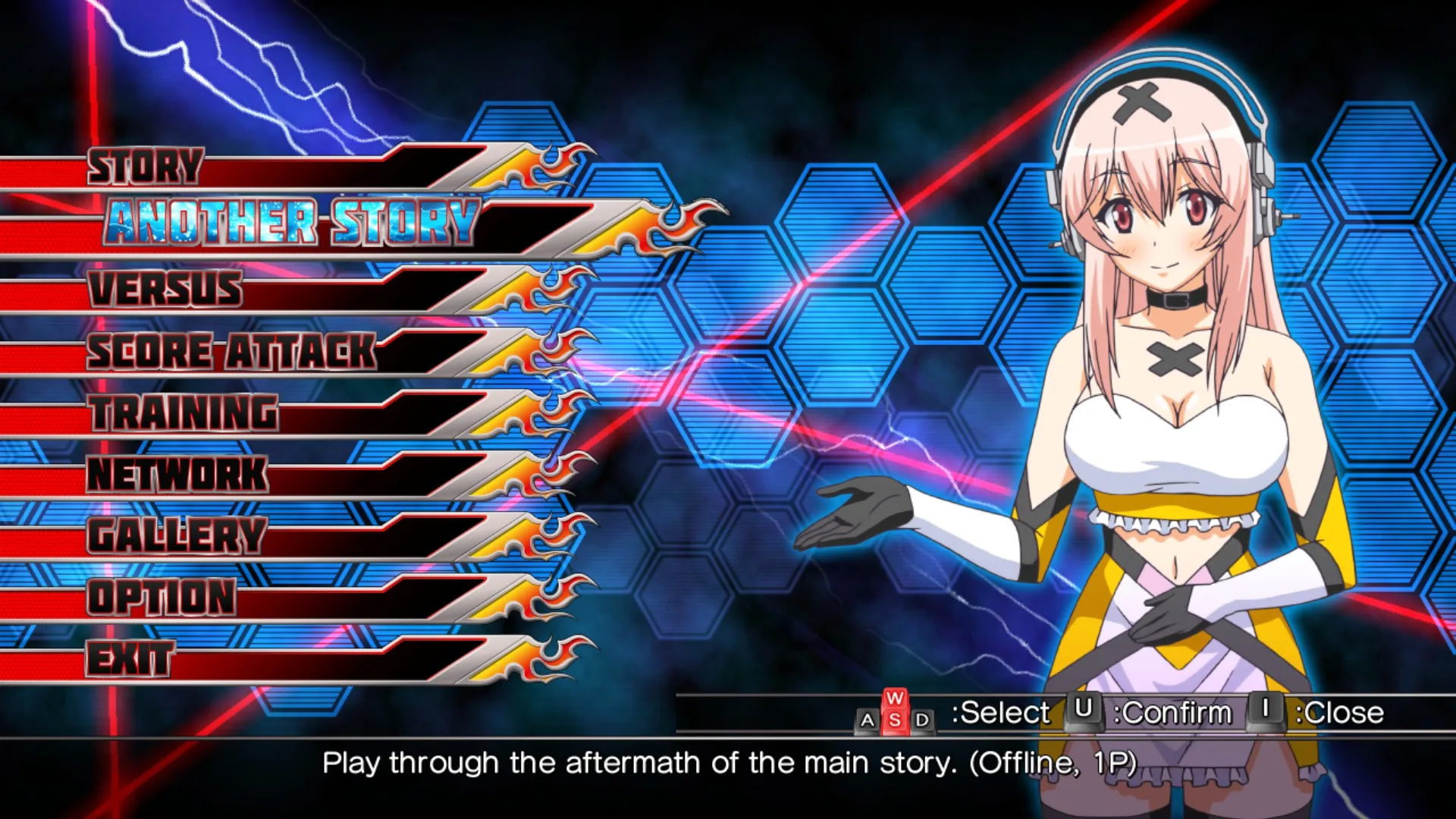 Nitroplus Blasterz: Heroines Infinite Duel screenshot 1