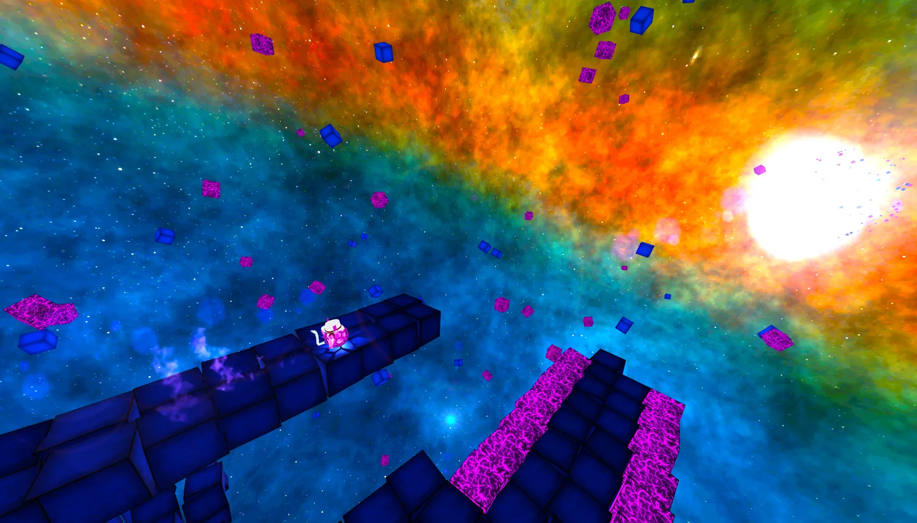 Deep Blue 3D Maze in Space screenshot 5