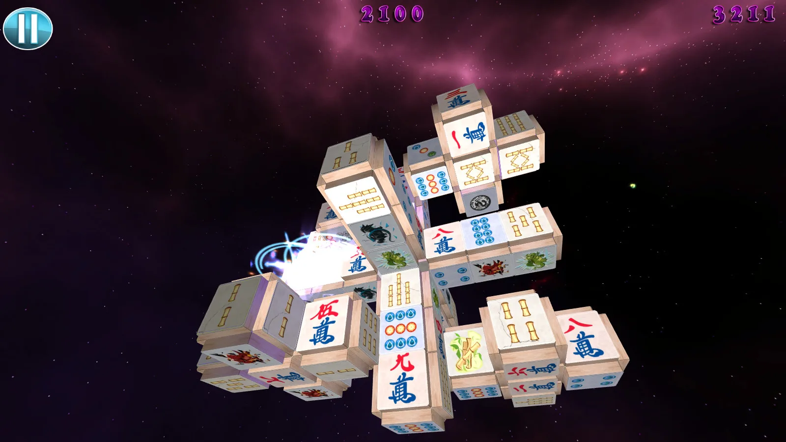Mahjong Deluxe 2: Astral Planes screenshot 2
