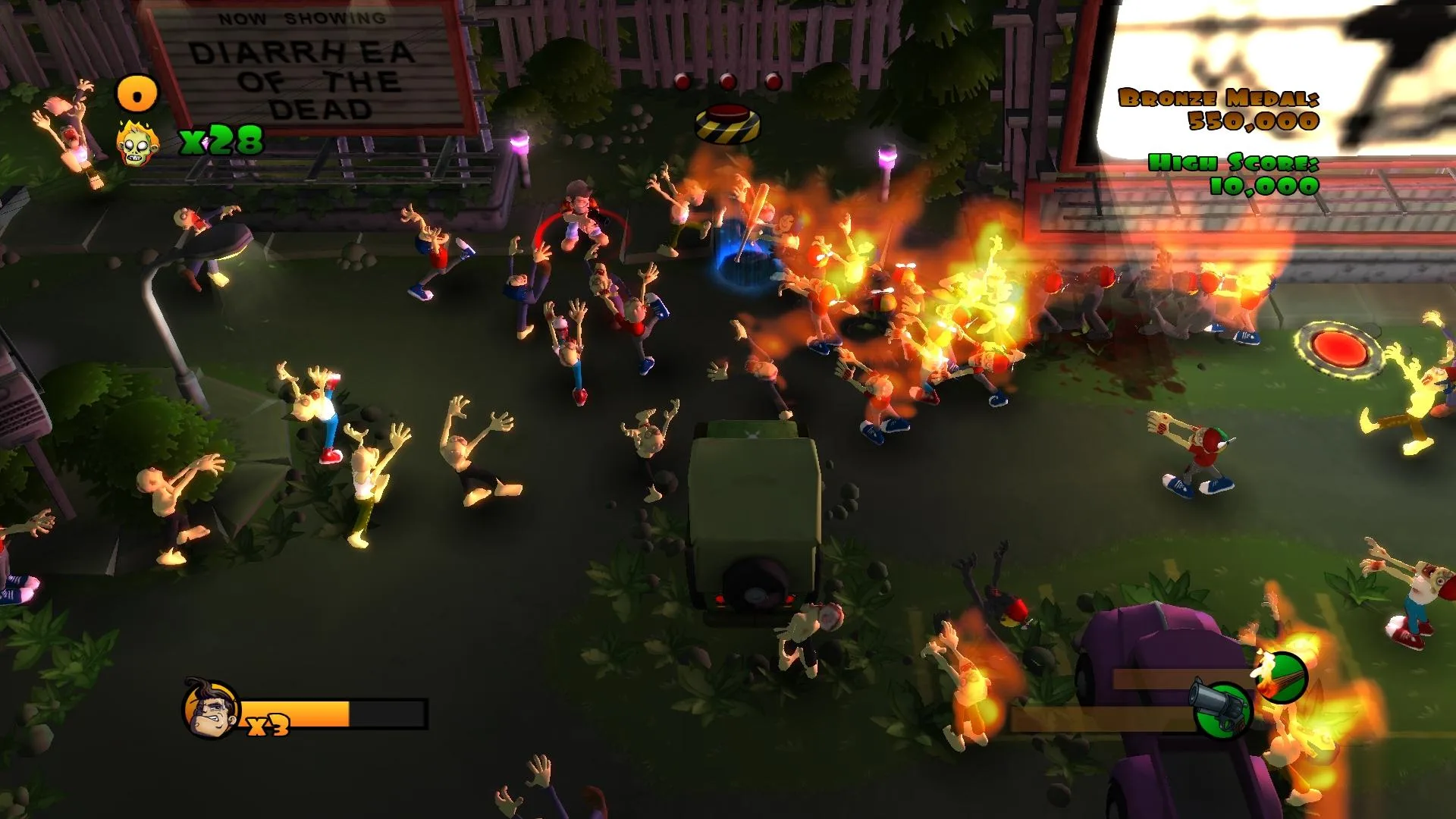 Burn Zombie Burn! screenshot 1