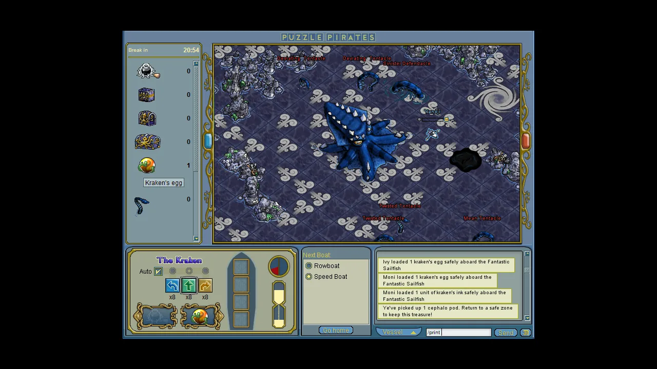 Puzzle Pirates: Dark Seas screenshot 1