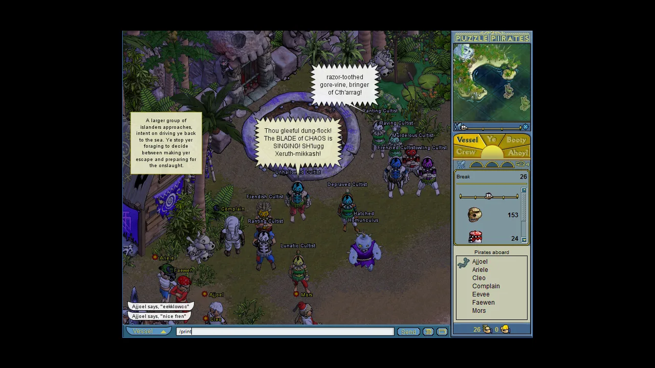 Puzzle Pirates: Dark Seas screenshot 3