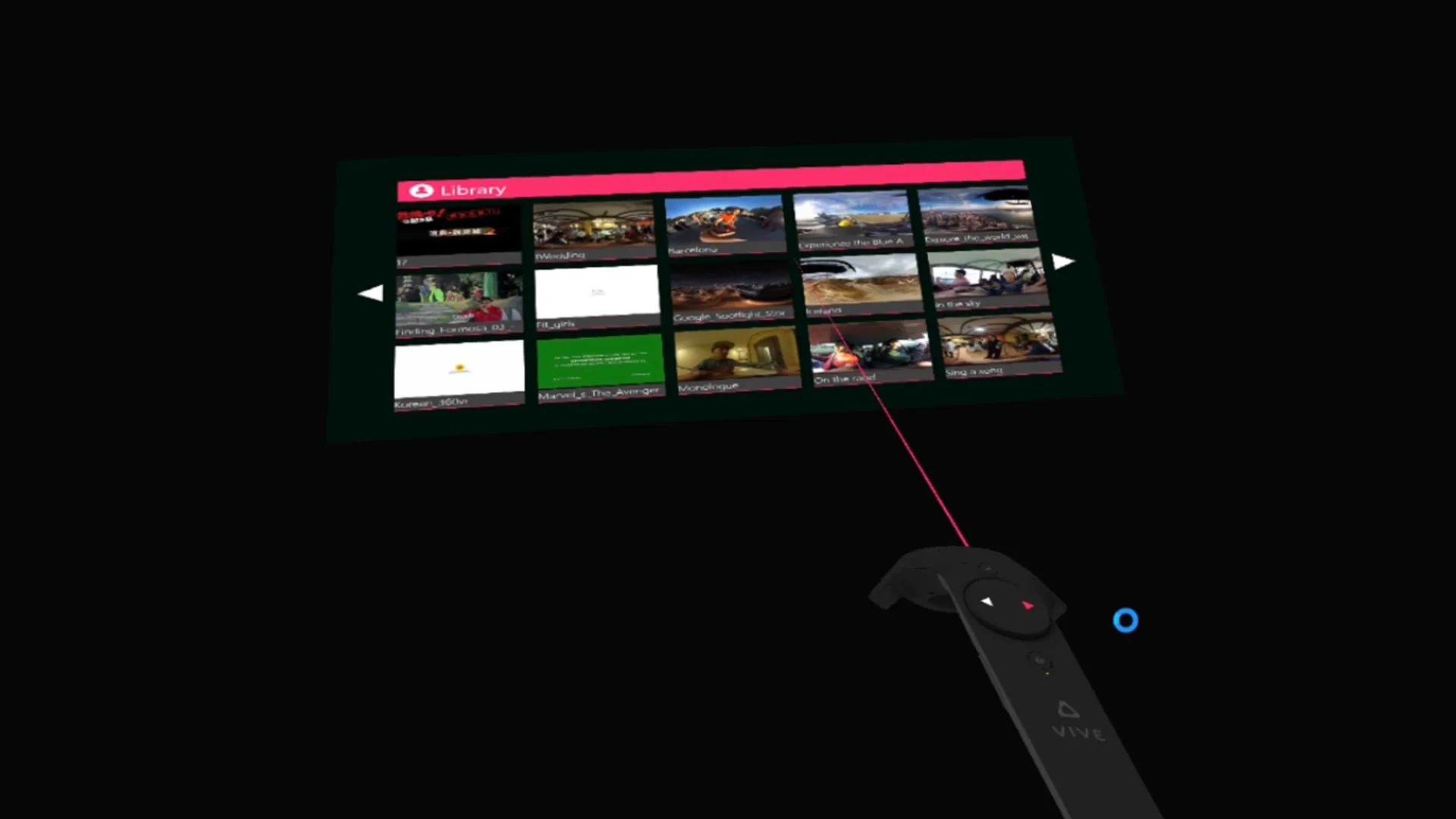 SourVR Video Player screenshot 1