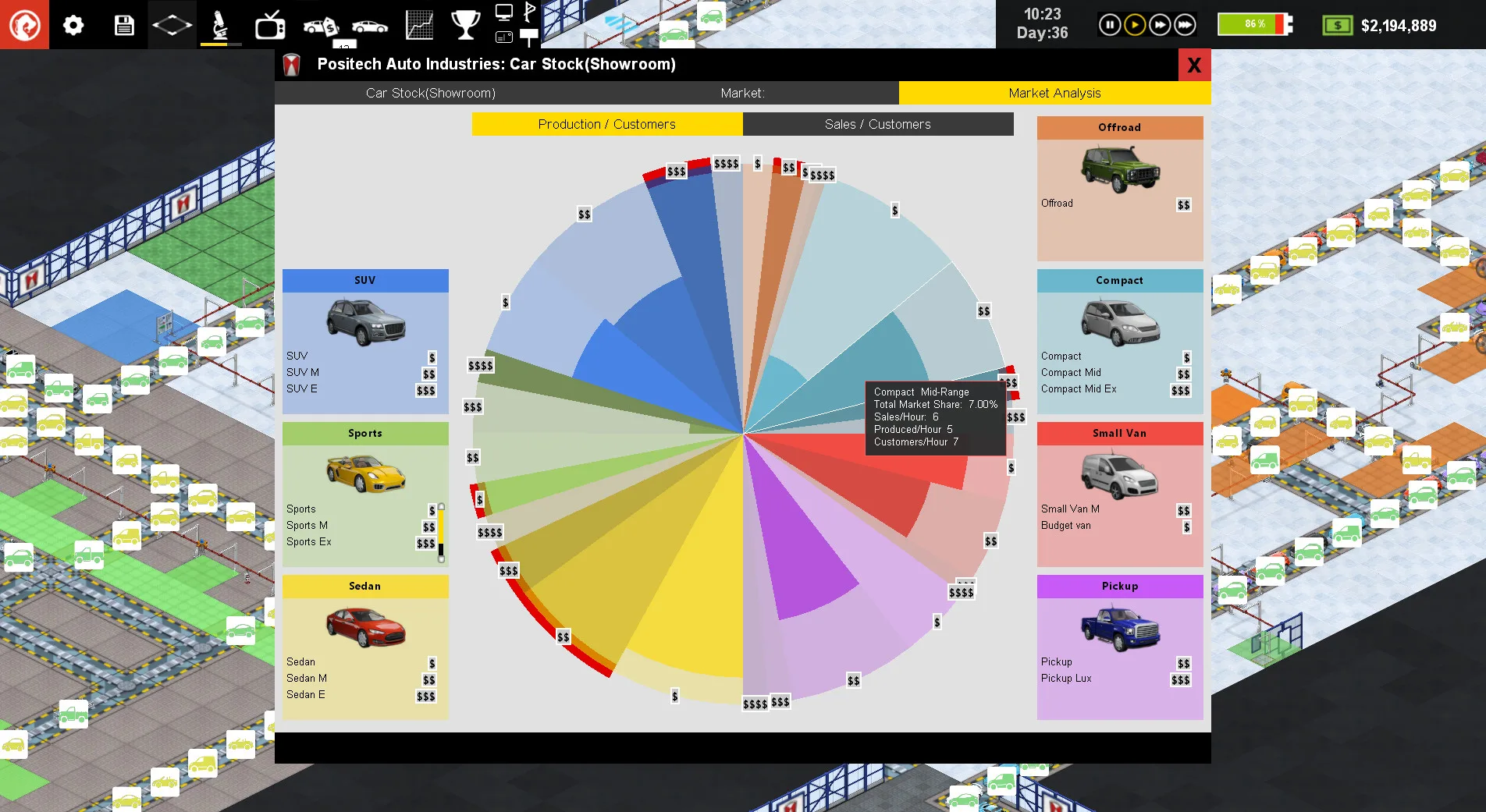 Production Line : Car factory simulation screenshot 3