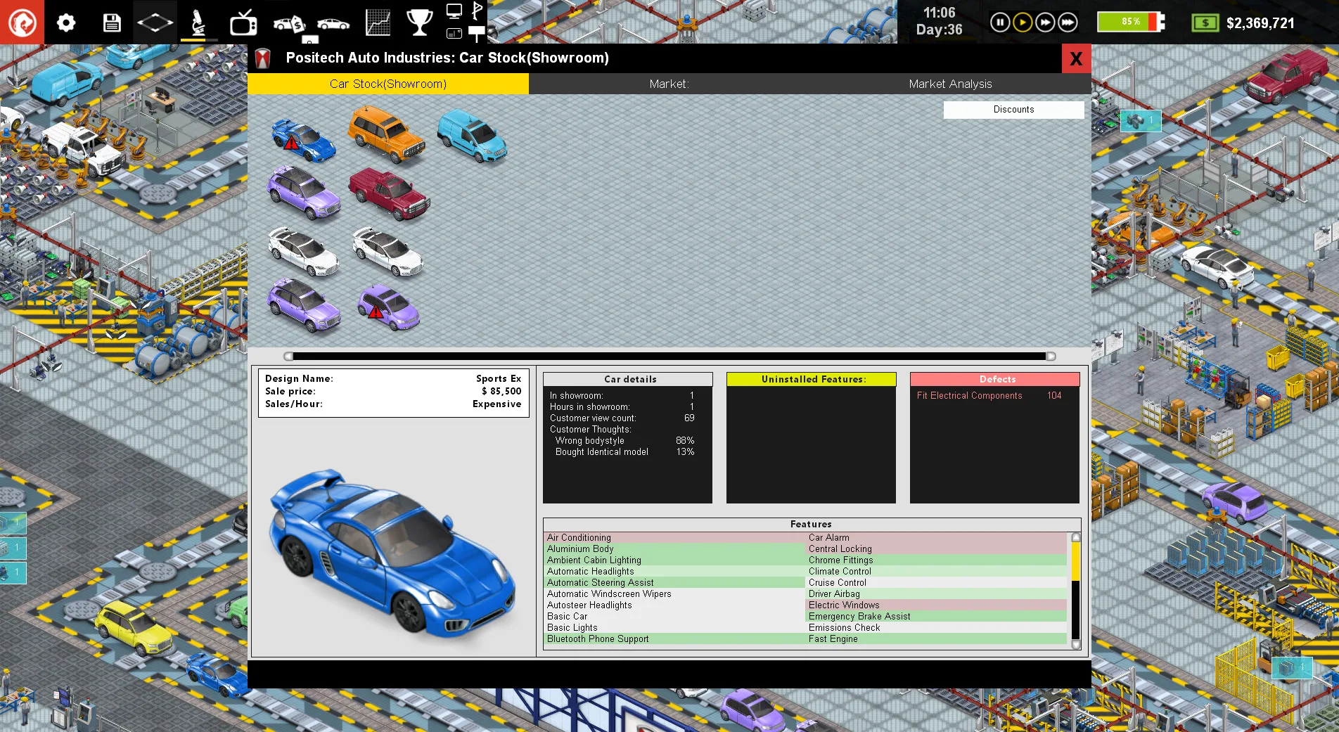 Production Line : Car factory simulation screenshot 5