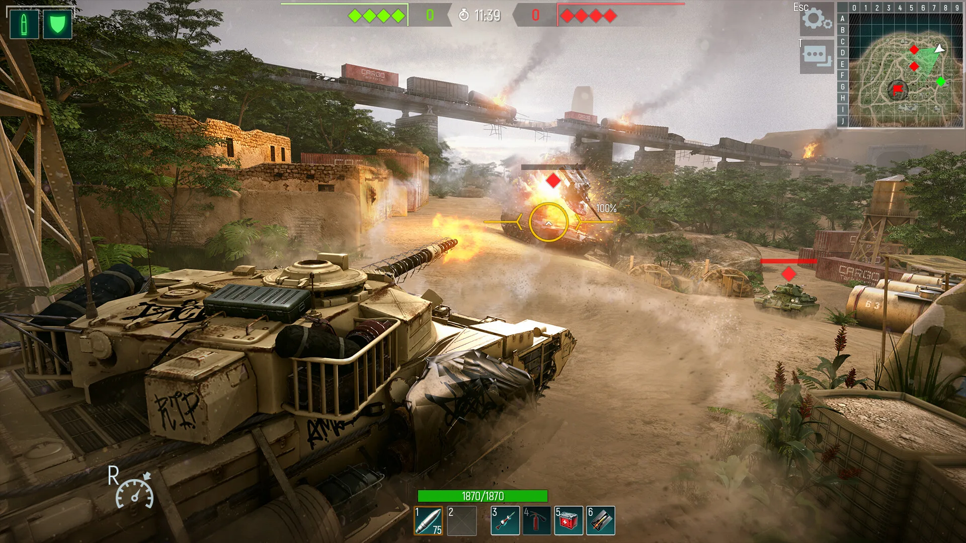 Tank Force: Online Shooter Game screenshot 3