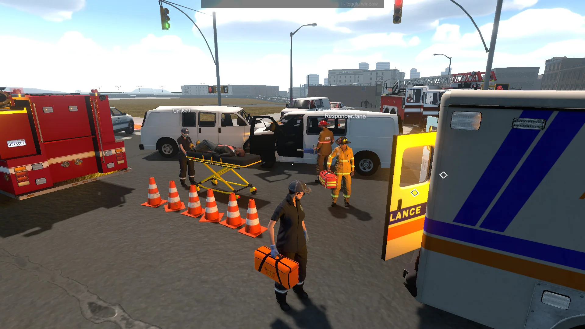 Flashing Lights - Police, Firefighting, Emergency Services (EMS) Simulator screenshot 3