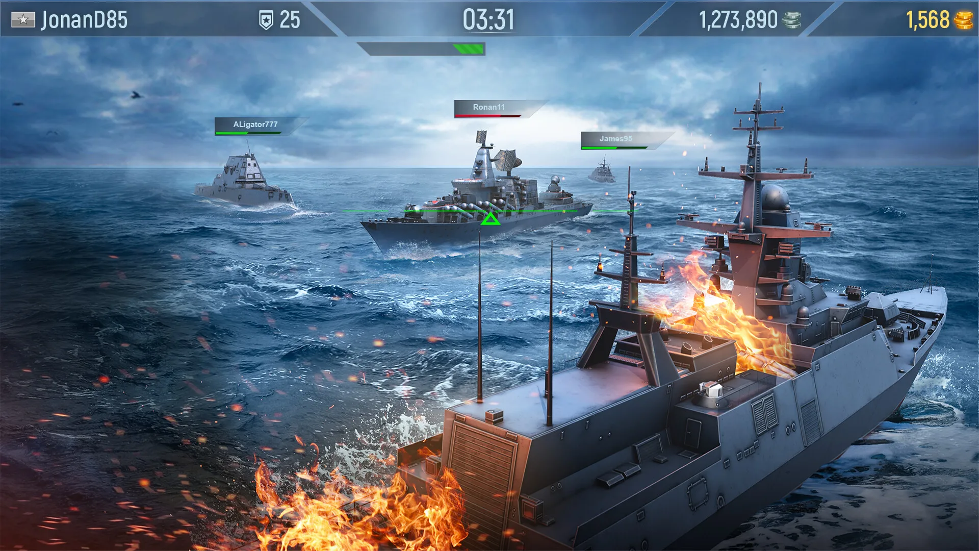 Naval Armada: Fleet Battle screenshot 1