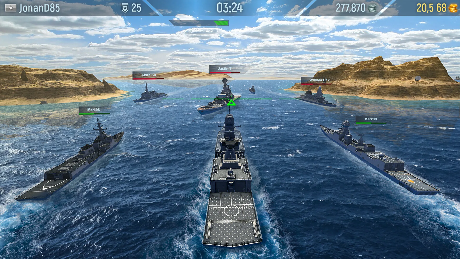 Naval Armada: Fleet Battle screenshot 2