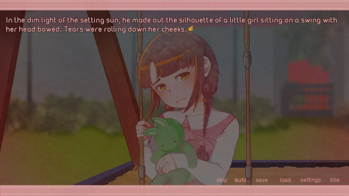 Ambre - a heartbreaking kinetic novel screenshot 3