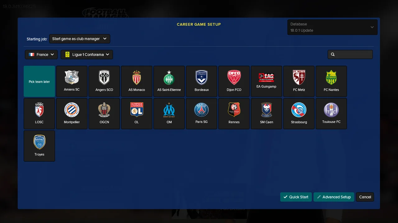 Football Manager Touch 2018 screenshot 3