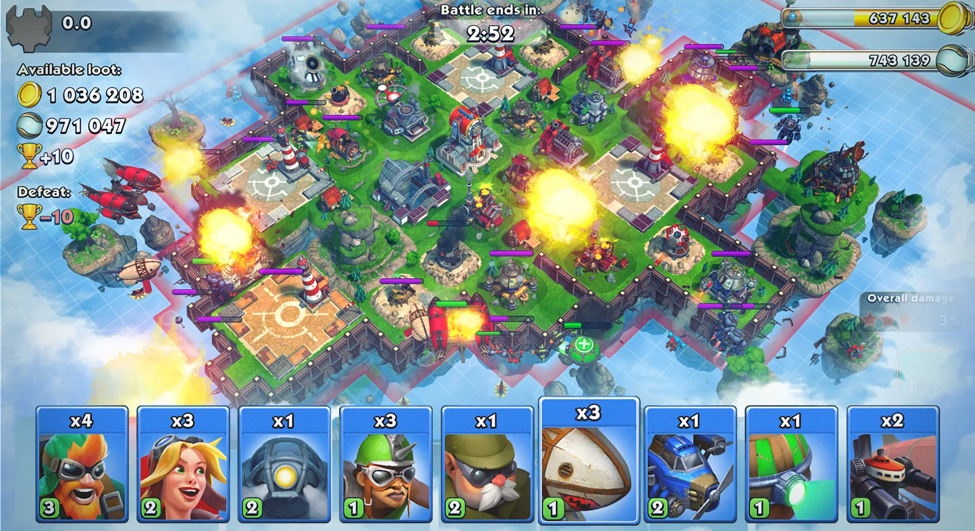 Sky Clash: Lords of Clans 3D screenshot 2