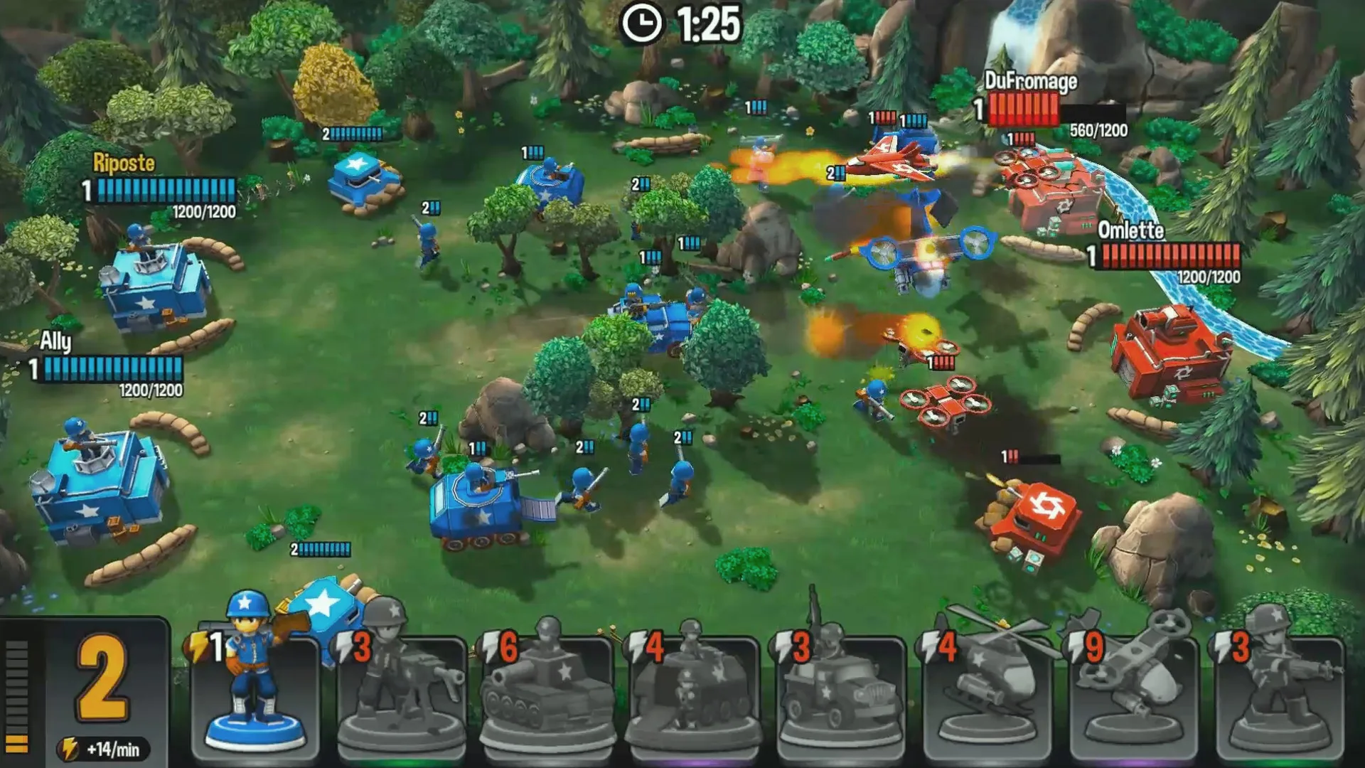 Mini Guns - Omega Wars screenshot 2