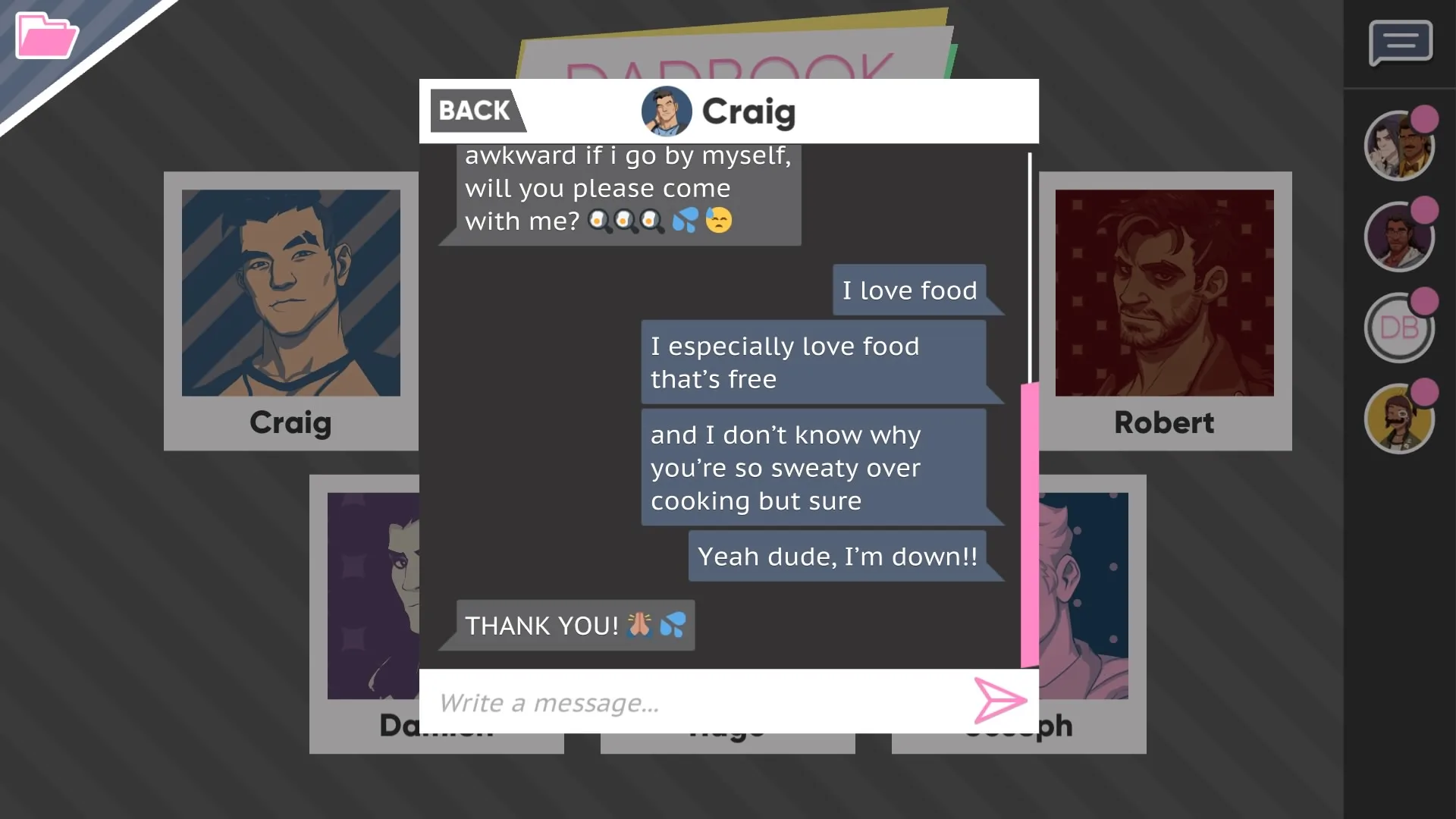 Dream Daddy: A Dad Dating Simulator screenshot 3