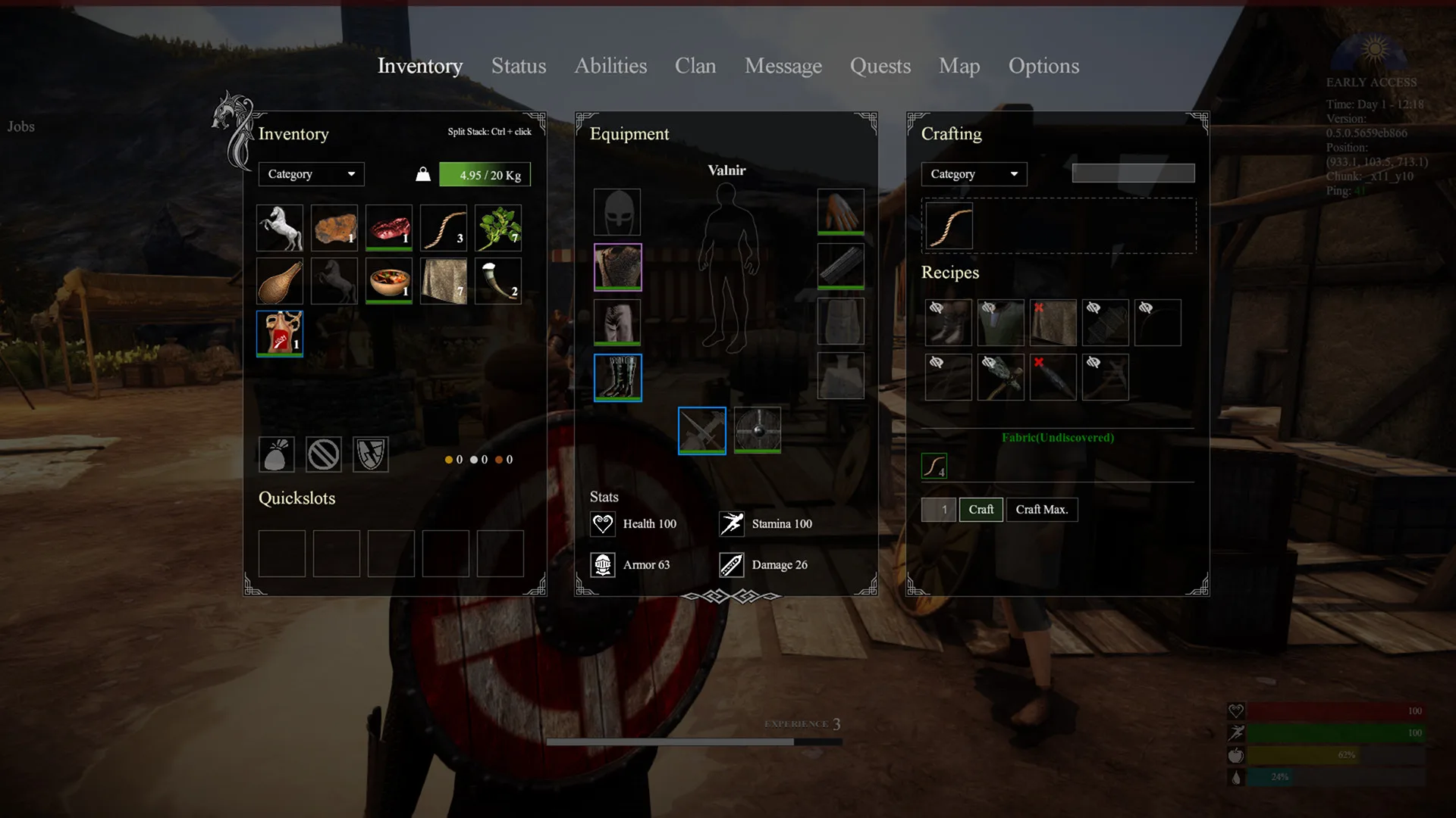 Valnir Rok Survival RPG screenshot 3