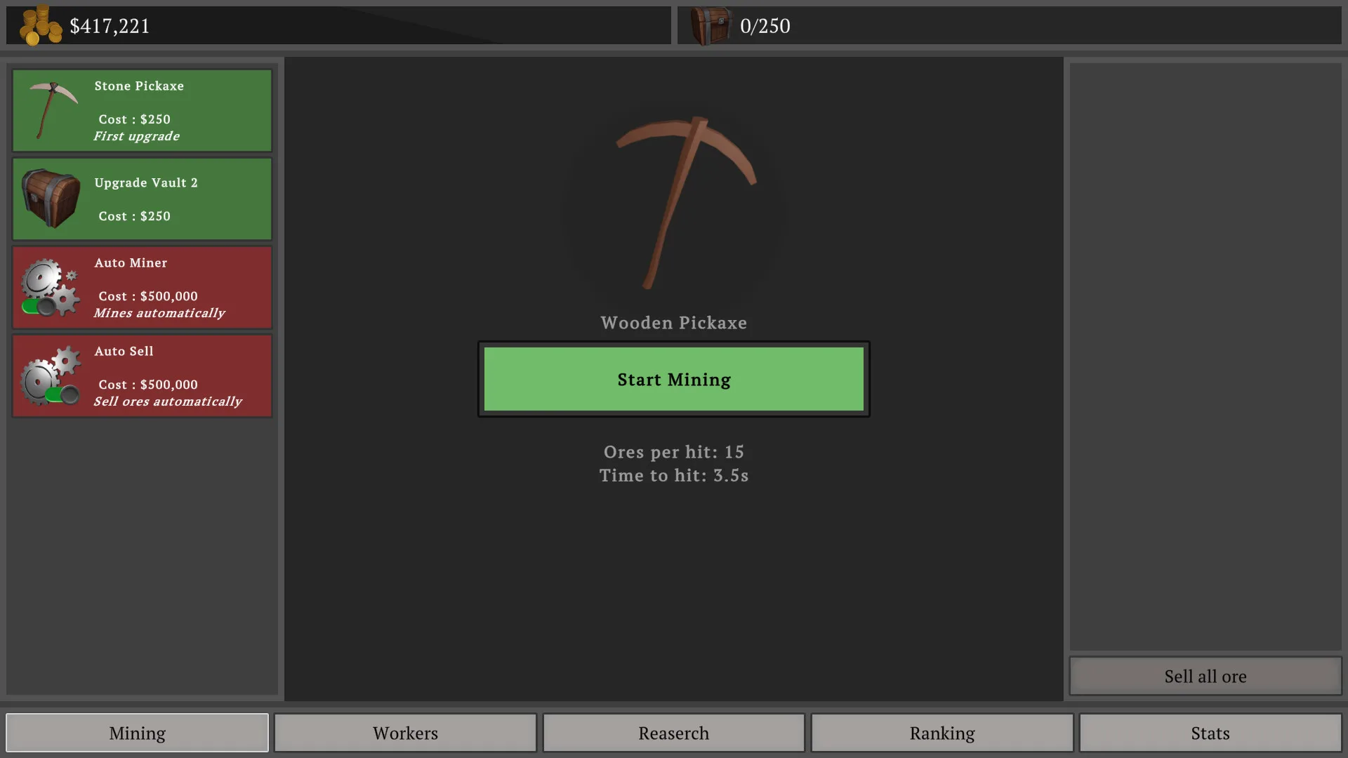 A Mining Game screenshot 1
