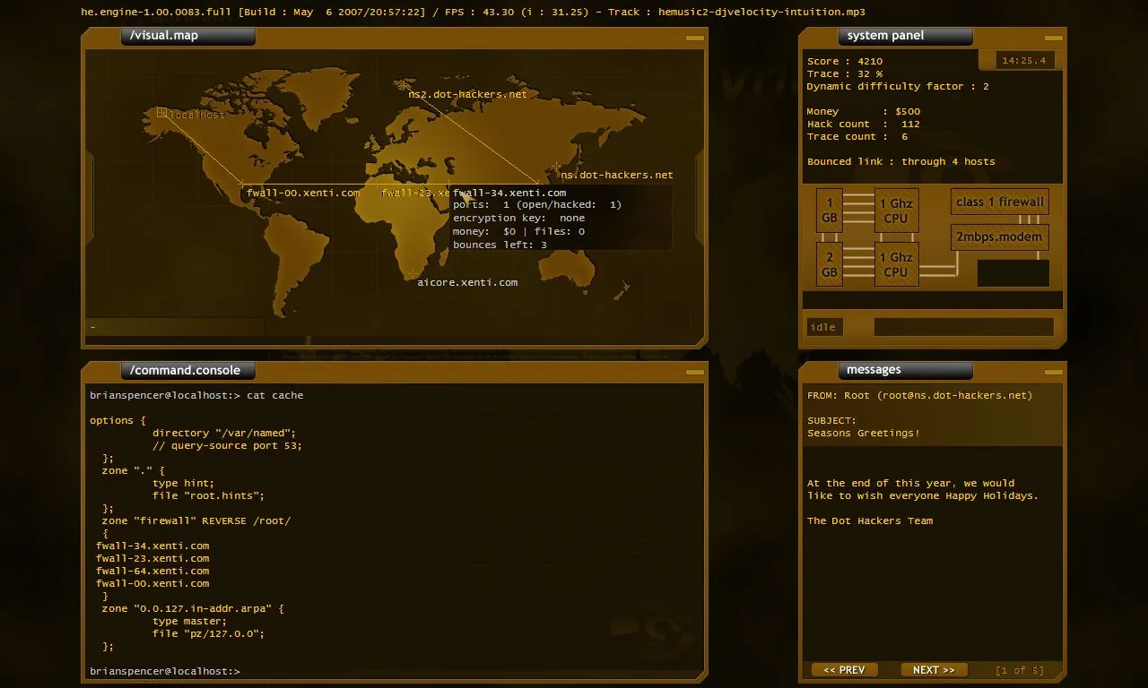 Hacker Evolution screenshot 2