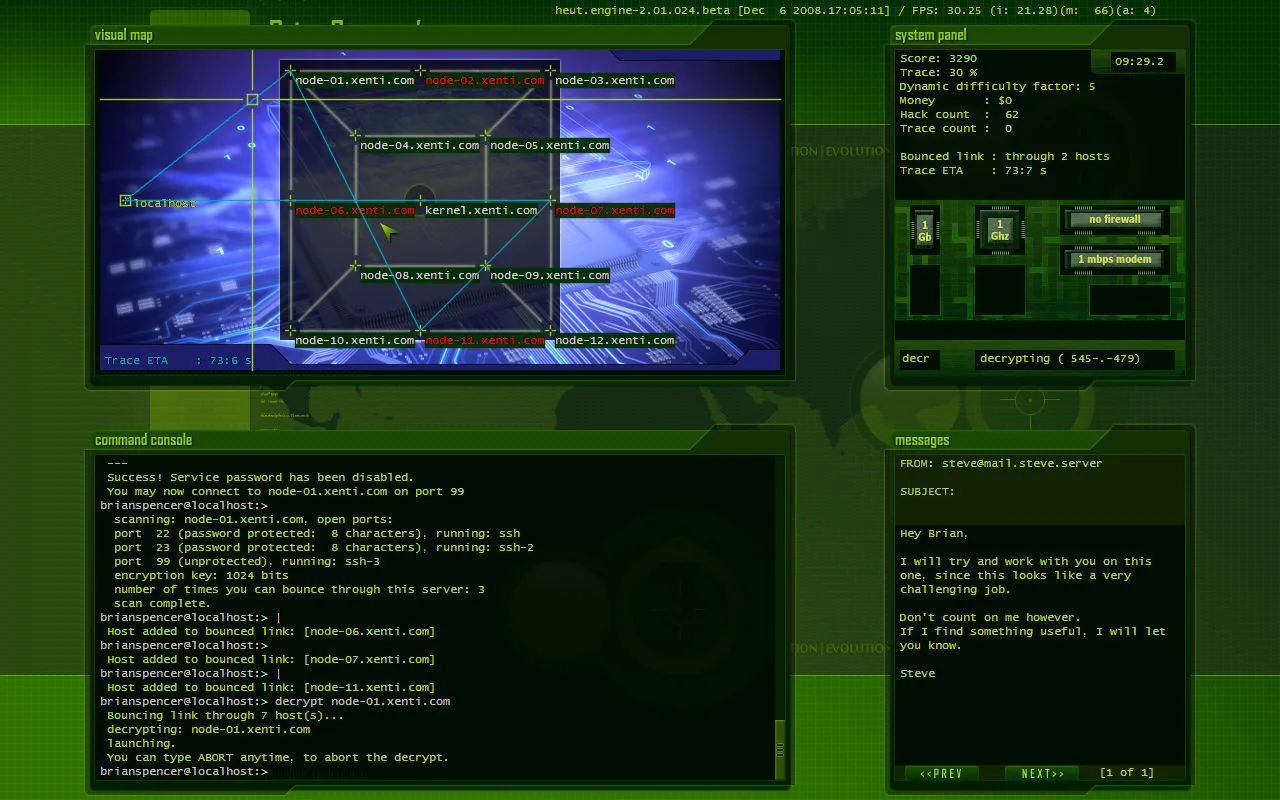 Hacker Evolution: Untold screenshot 2