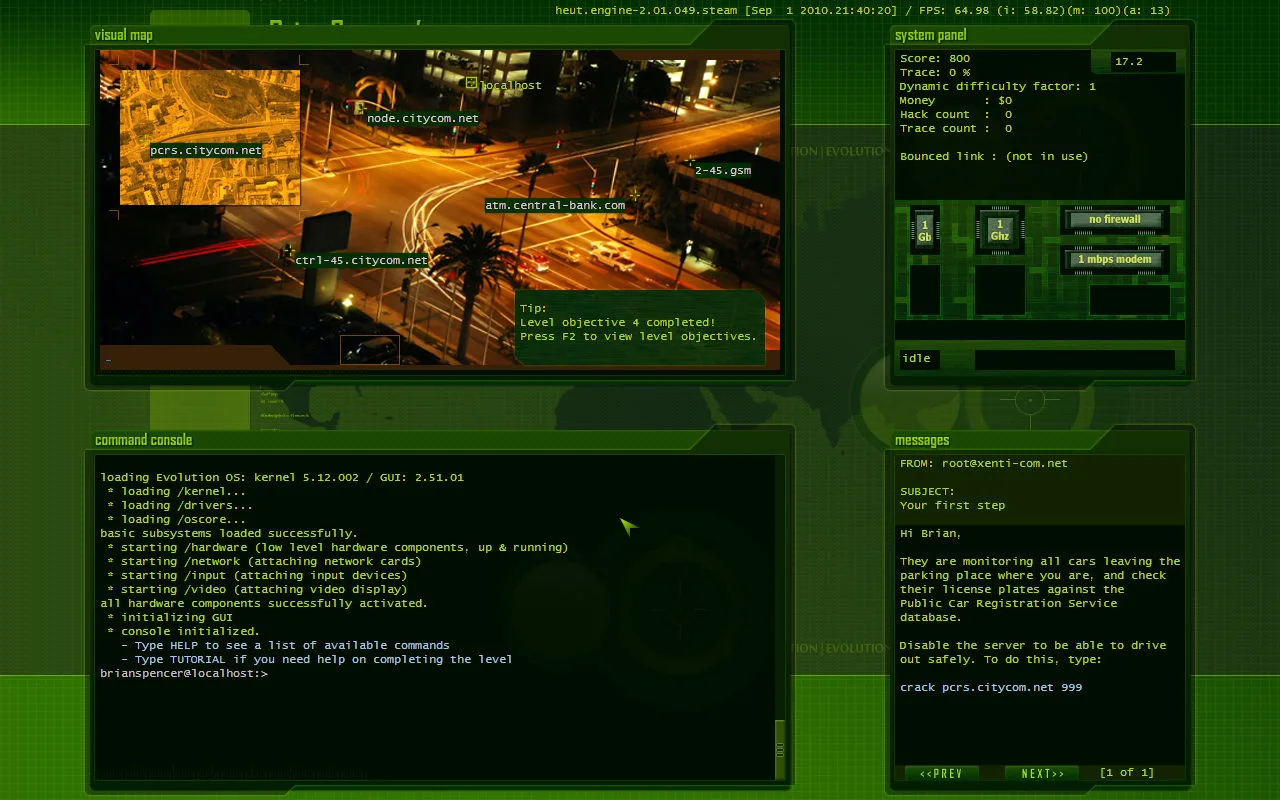 Hacker Evolution: Untold screenshot 4