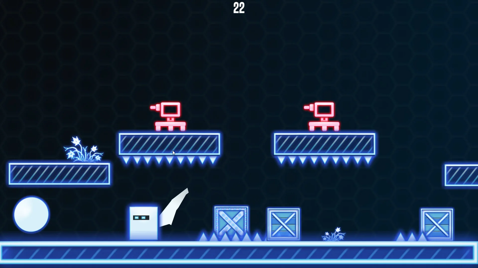 2D Neon Cube screenshot 1