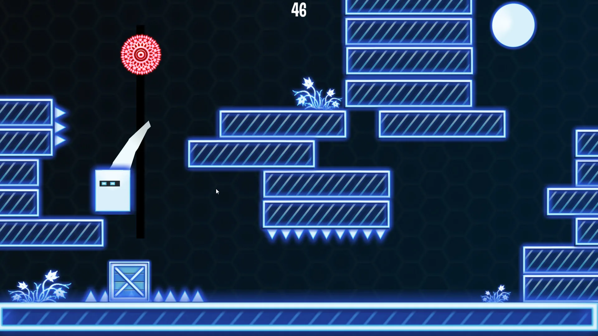 2D Neon Cube screenshot 2