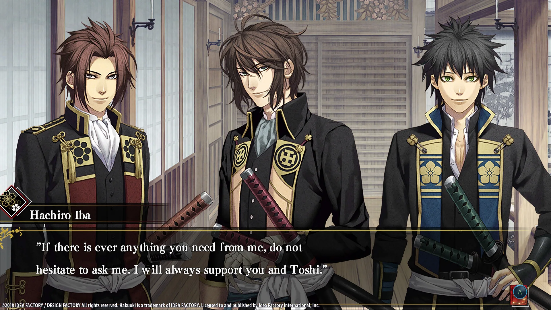 Hakuoki: Edo Blossoms screenshot 5