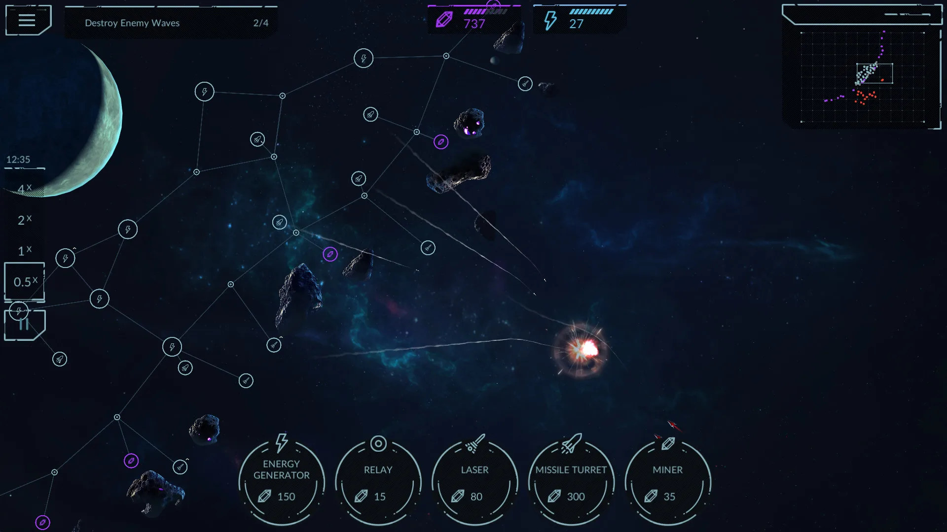 Phantom Signal — Sci-Fi Strategy Game screenshot 1