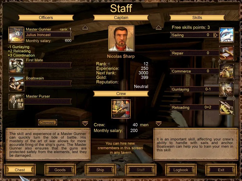 Sea Dogs screenshot 1