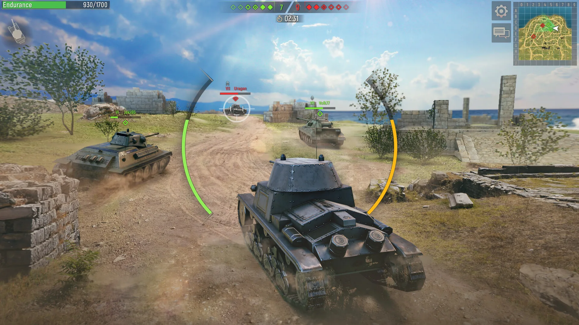 Battle Tanks: World War II screenshot 2