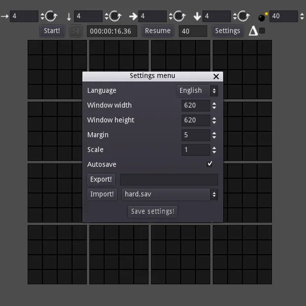 4D Minesweeper screenshot 5