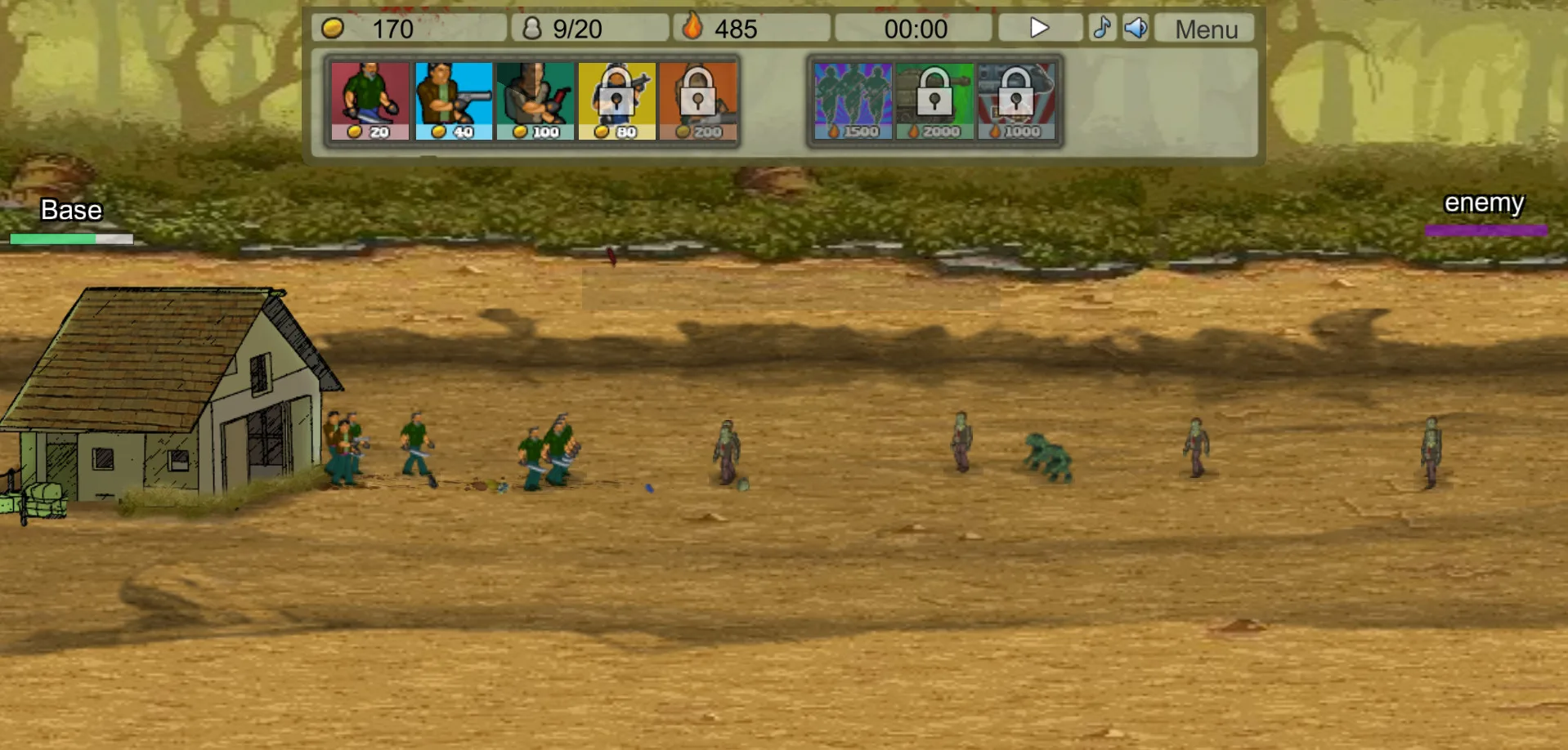Zombie Clicker Defense screenshot 2