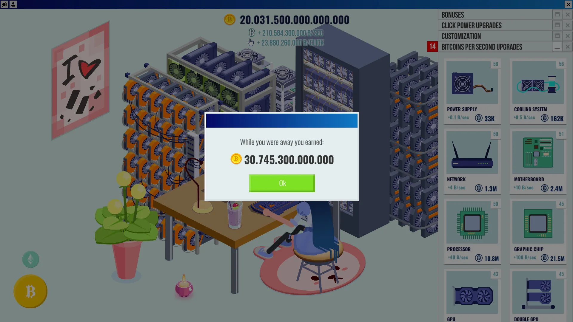Cryptocurrency Clicker screenshot 3