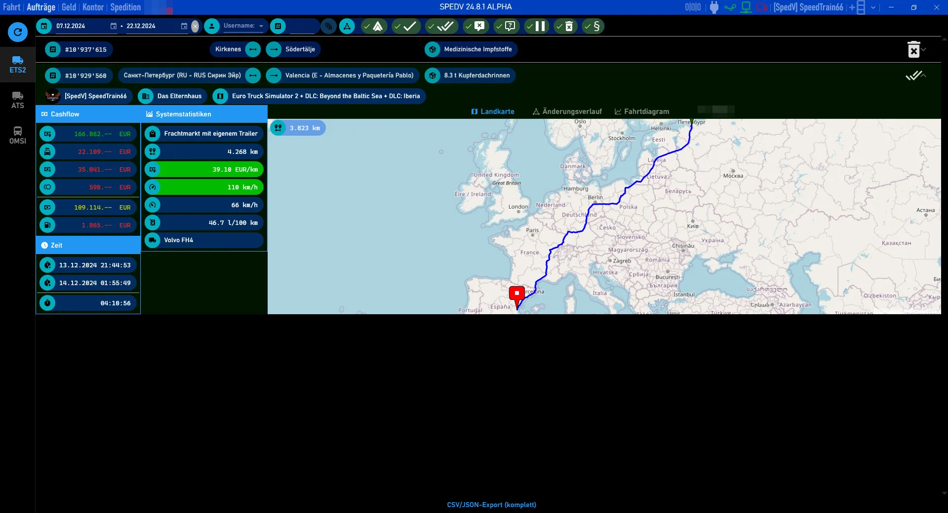 SpedV screenshot 2