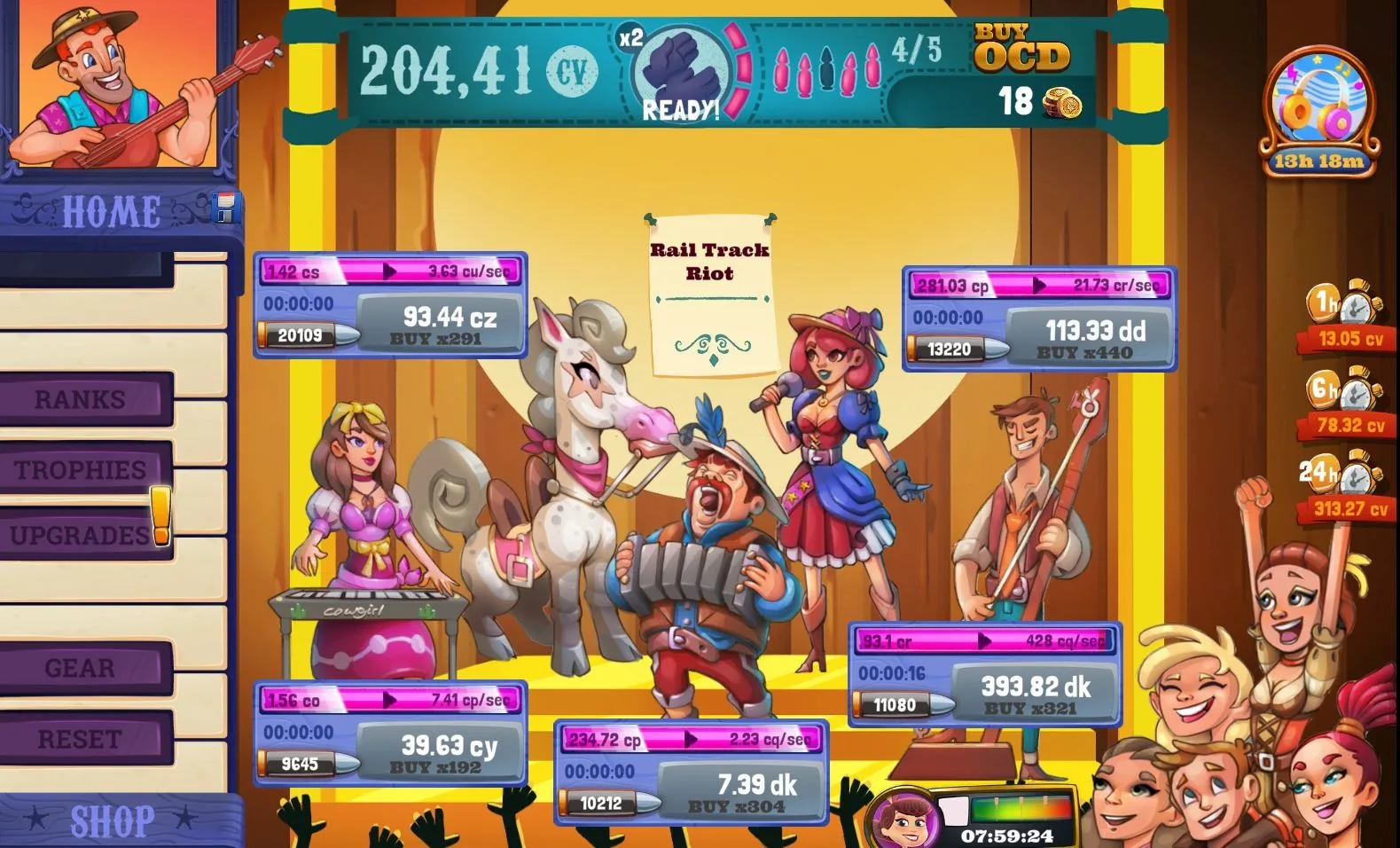 Wild West Saga: Idle Tycoon Clicker screenshot 4