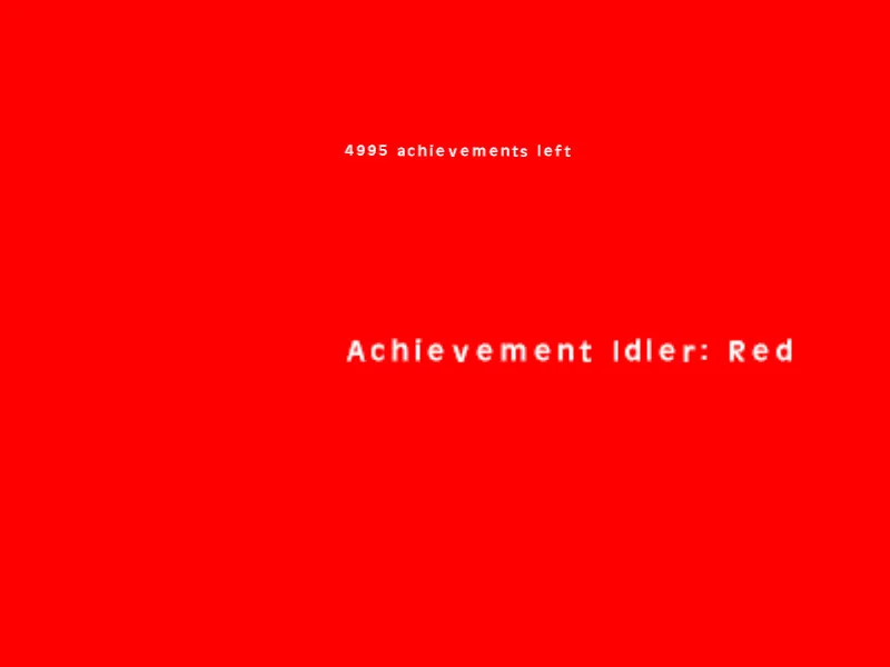 Achievement Idler: Red screenshot 3