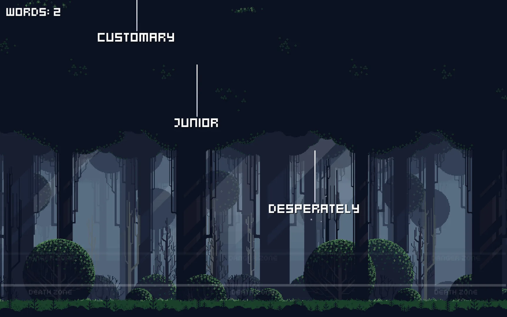 Falling words screenshot 5