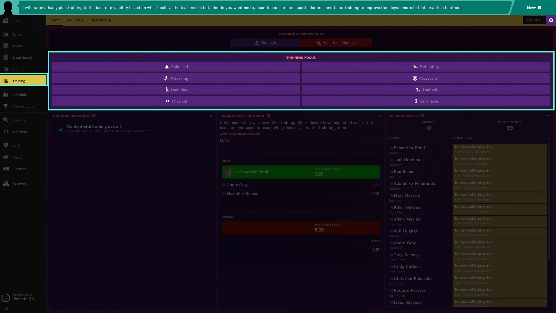 Football Manager 2019 Touch screenshot 3