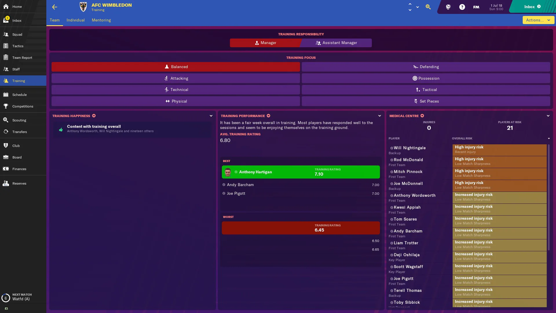 Football Manager 2019 Touch screenshot 4