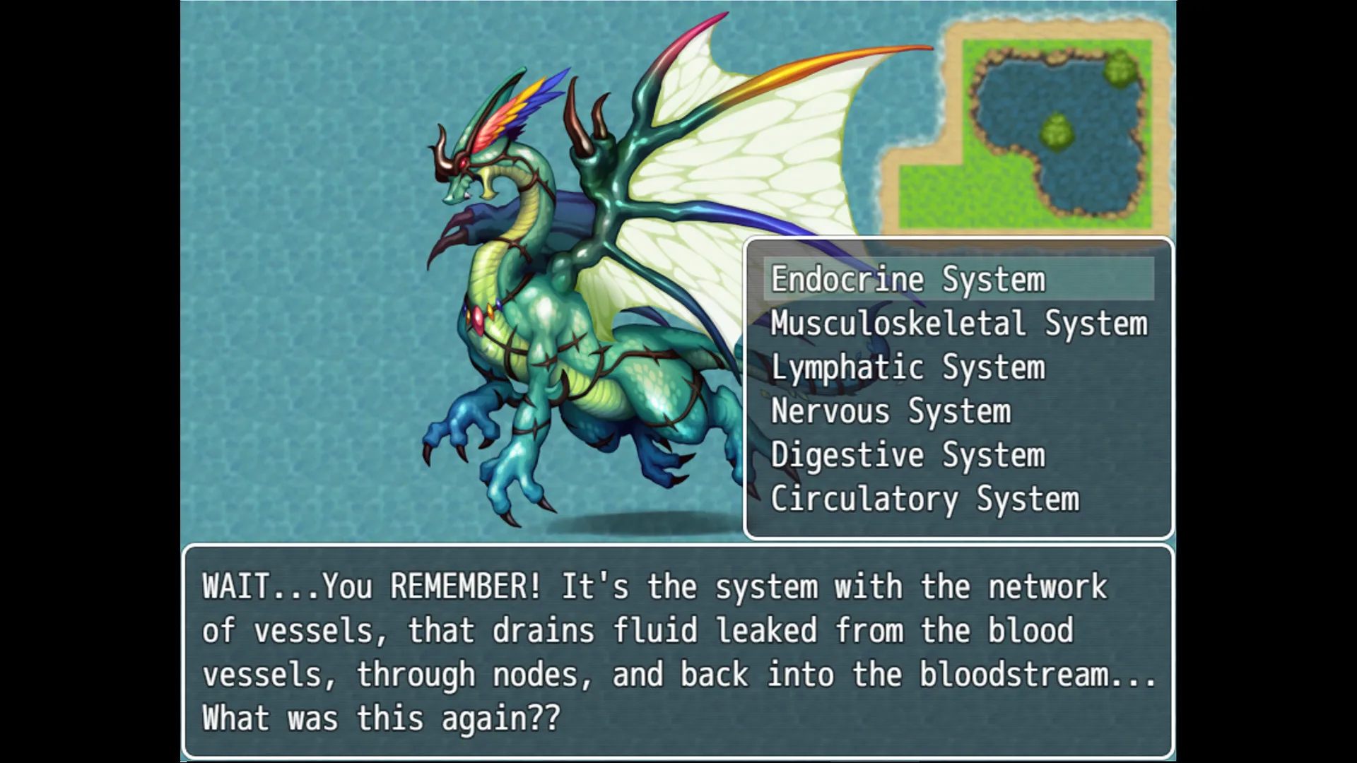 The King's Request: Physiology and Anatomy Revision Game screenshot 2