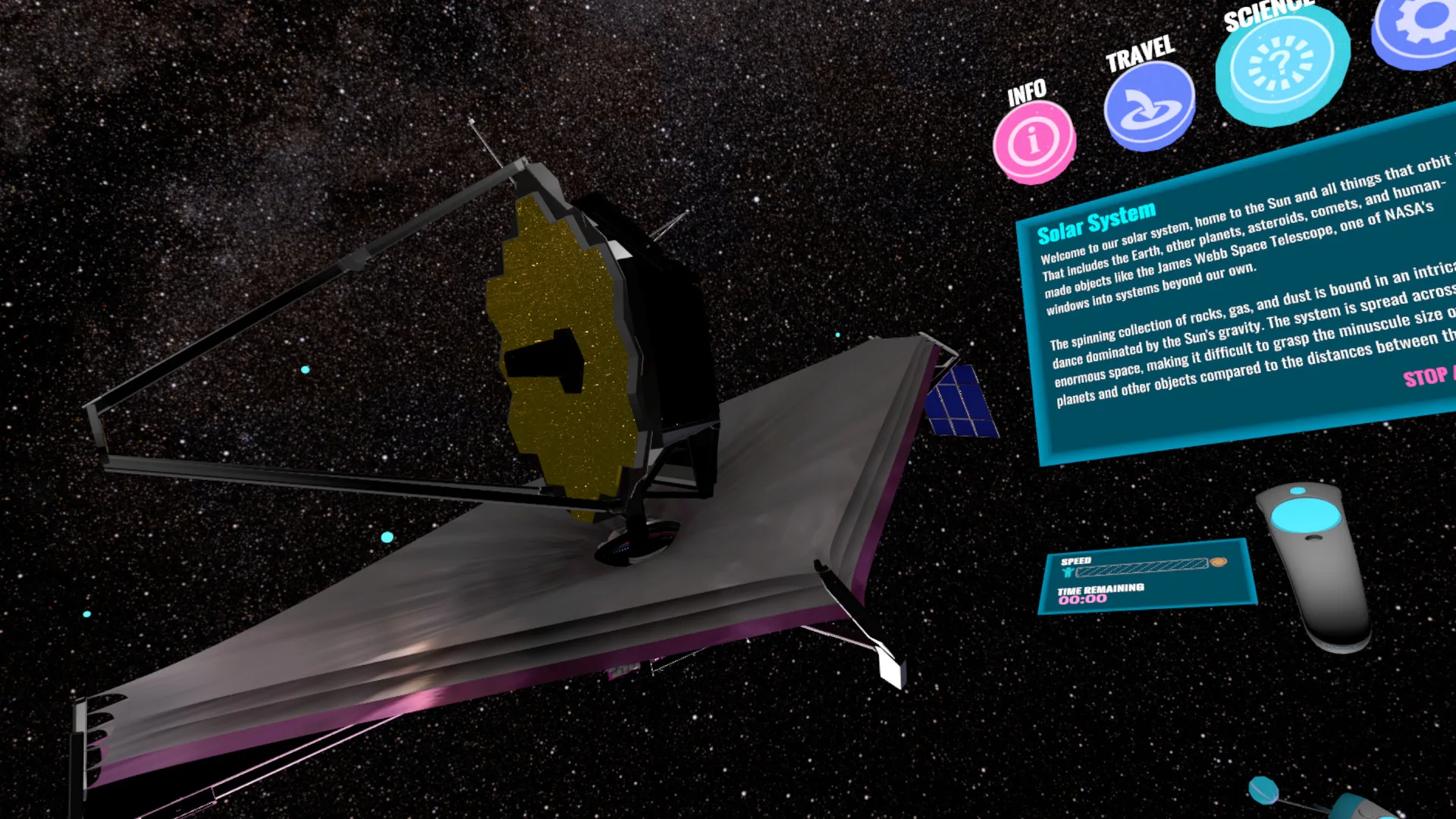 WebbVR: The James Webb Space Telescope Virtual Experience screenshot 3