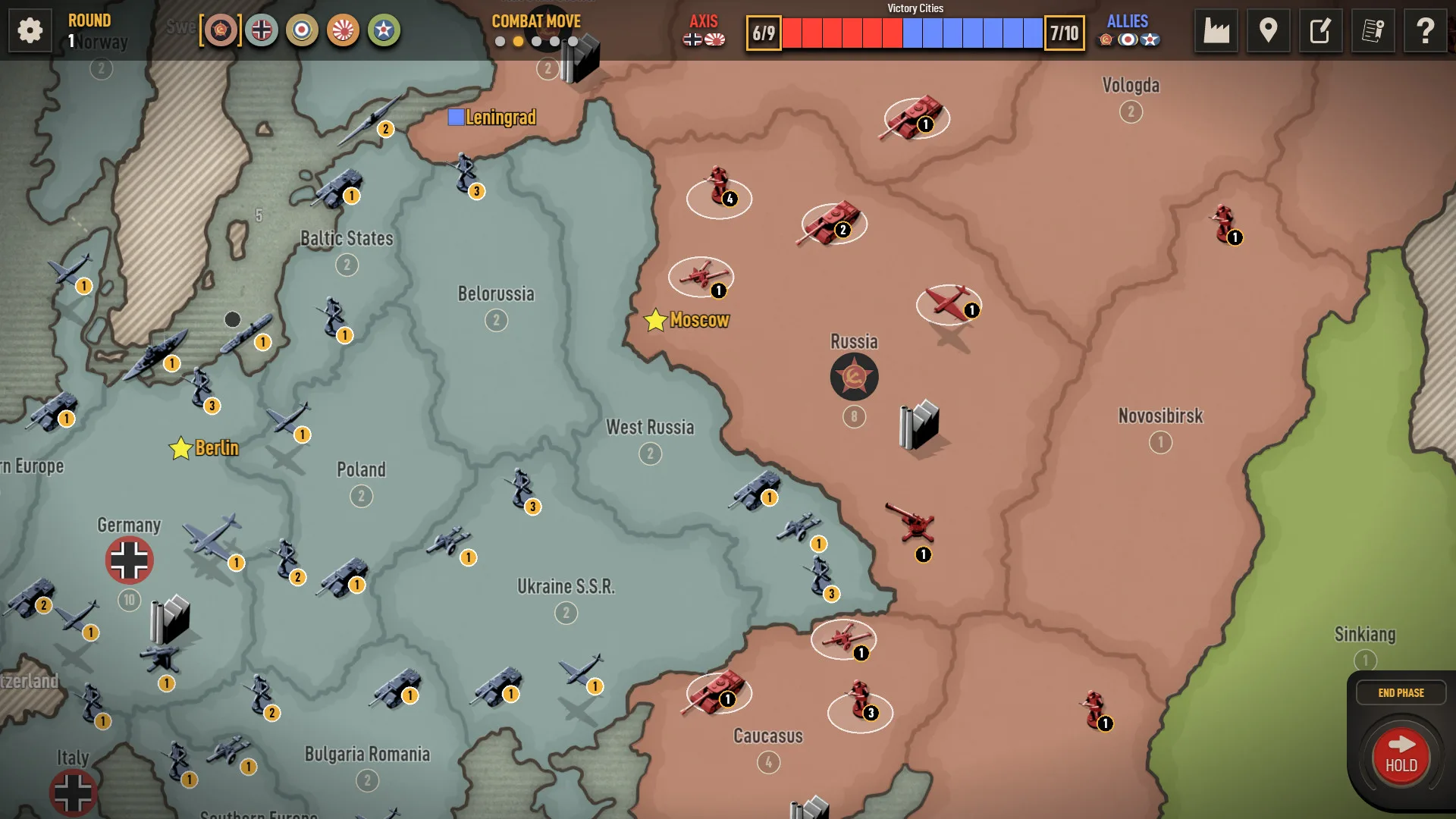 Axis & Allies 1942 Online screenshot 2
